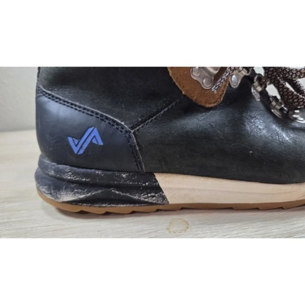 Forsake Patch Waterproof Hiking Boots Women's 8 Black‎ Brown Leather